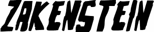 Zakenstein Expanded Italic