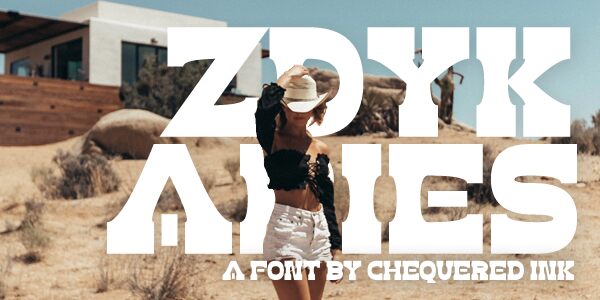 Zdyk Aries Schriftart