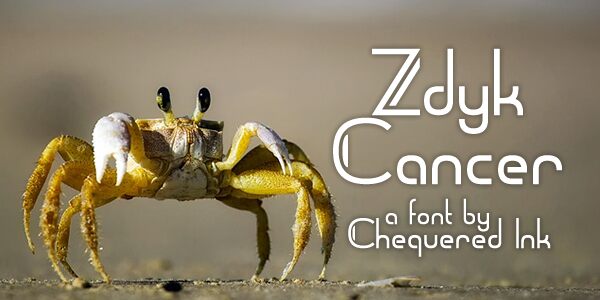 Zdyk Cancer 字体