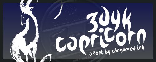 Zdyk Capricorn Czcionka