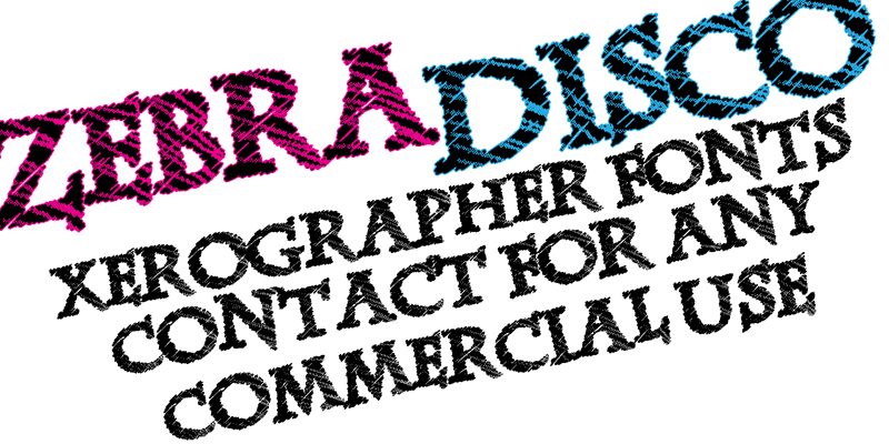 ZebraDisco الخط