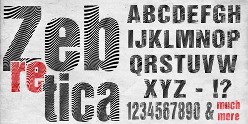 Zebretica Czcionka