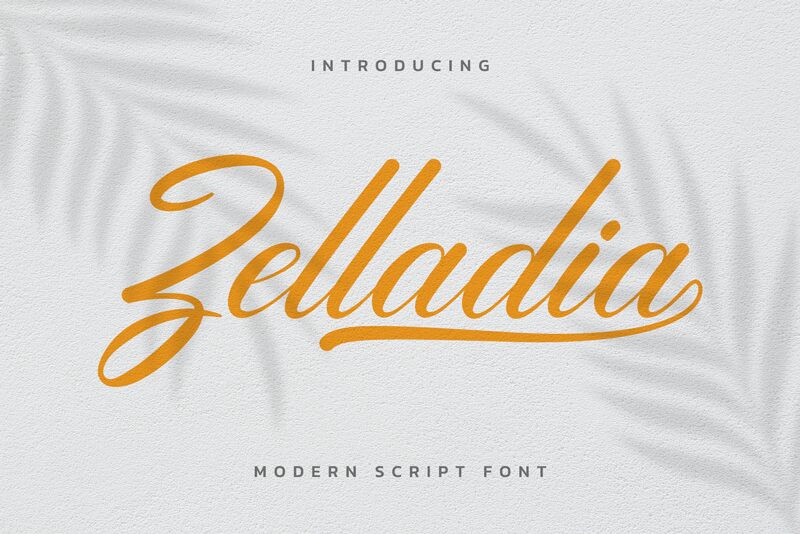 Zelladia Schriftart