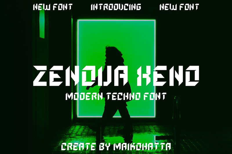 ZENOVA XENO Schriftart