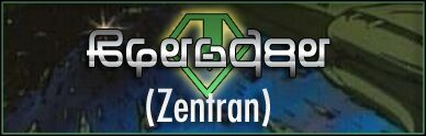 Zentran Schriftart