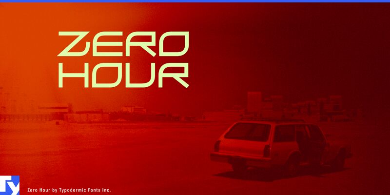 Zero Hour Schriftart