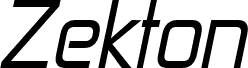 Zekton Italic