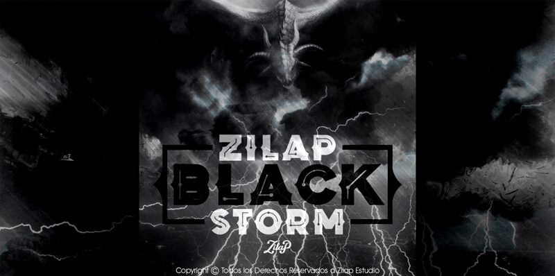 Zilap Black Storm Schriftart