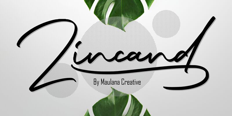 Zincand Schriftart