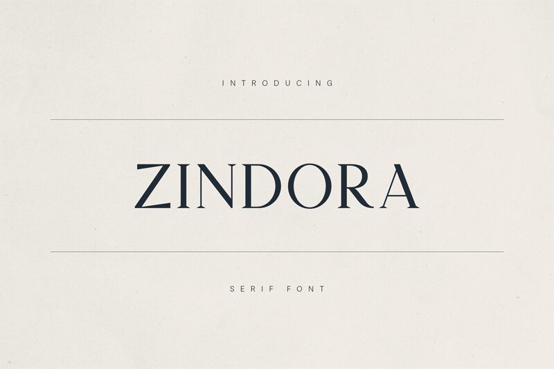 Zindora Font