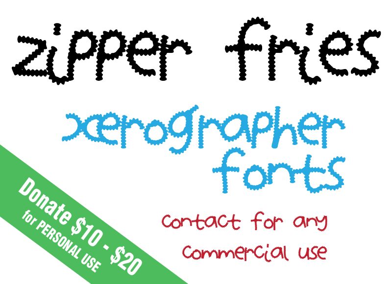 ZipperFries Carattere