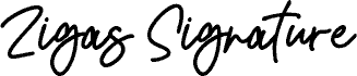 Zigas Signature carattere