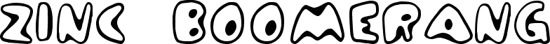 Zinc Boomerang