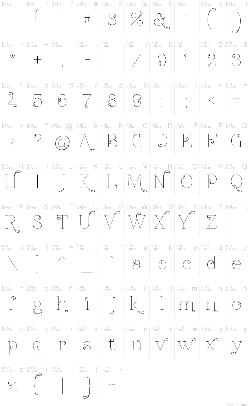 ZnikomitNo24 Thin font | Fonts2u.com