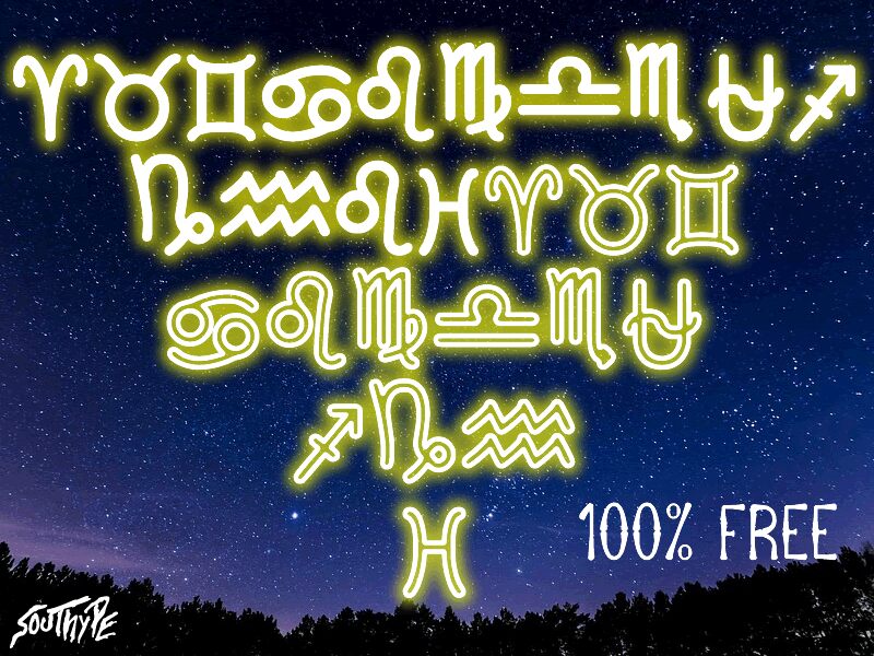 Zodiac St Schriftart