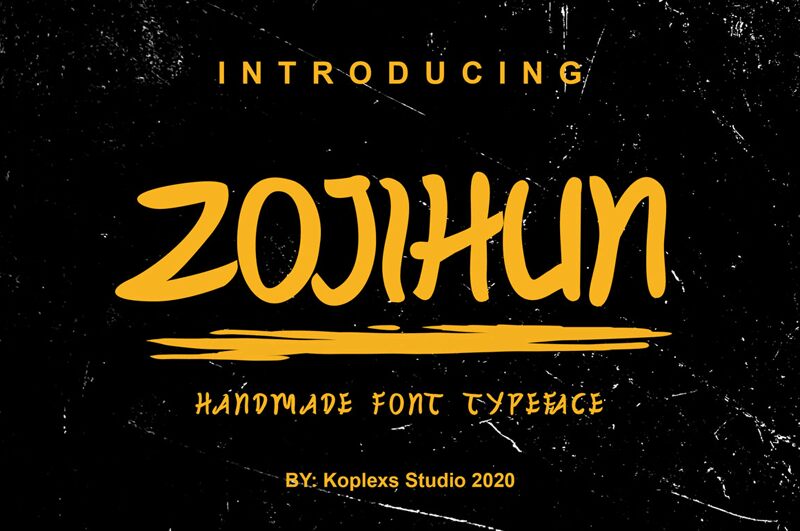 ZOJIHUN Schriftart