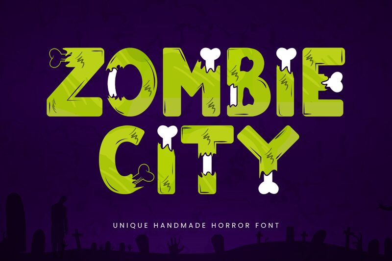 Zombie City Carattere