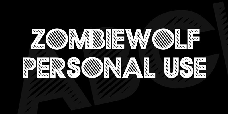 ZOMBIEWOLF Font