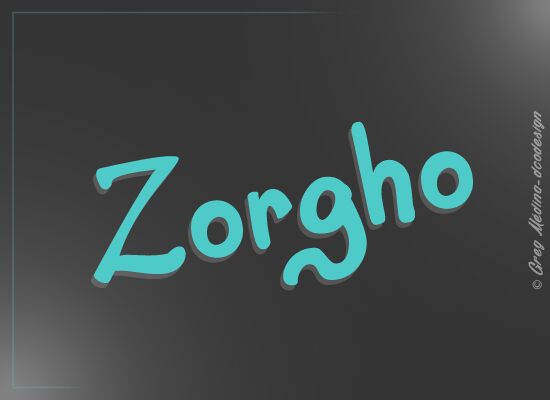 Zorgho Czcionka