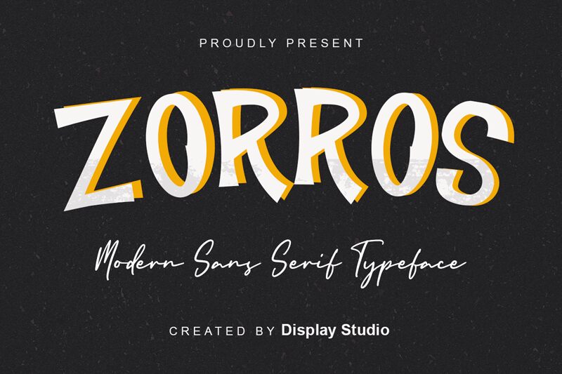 ZORROS Schriftart