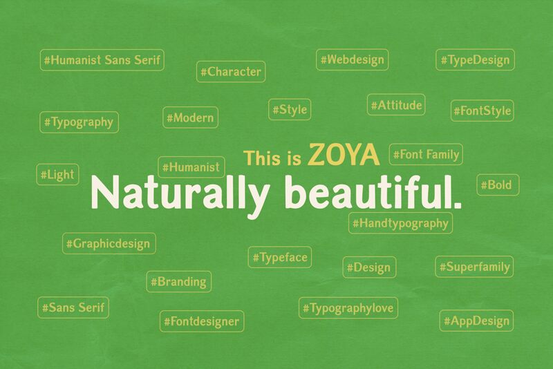 Zoya Schriftart