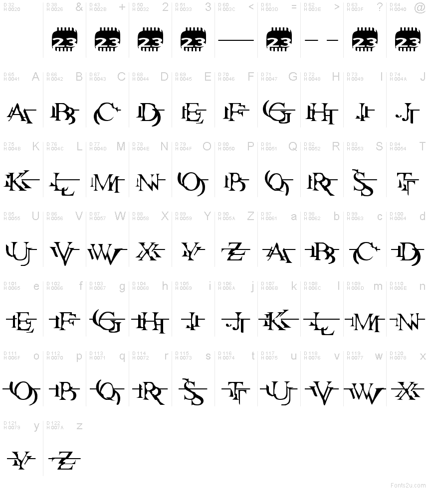 matrix font history fontstand