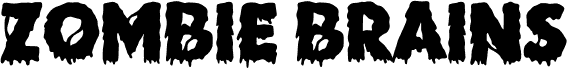 Zombie Brains-DEMO FONT