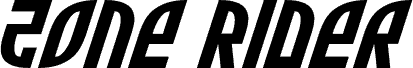 Zone Rider Expanded Italic