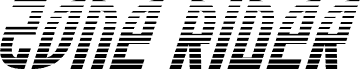 Zone Rider Gradient Italic