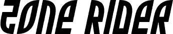 Zone Rider Semi-Italic