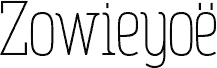 Zowieyoë