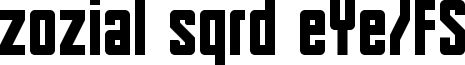 zozial sqrd eYe/FS Regular