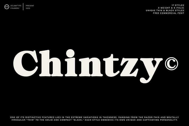 ZT Chintzy Czcionka