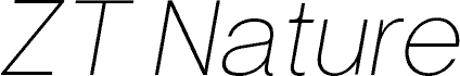ZT Nature Thin Italic フォント