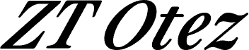 ZT Otez Italic font