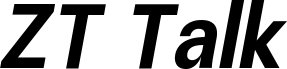 ZT Talk Bold Italic