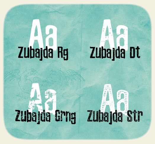 Zubajda Schriftart