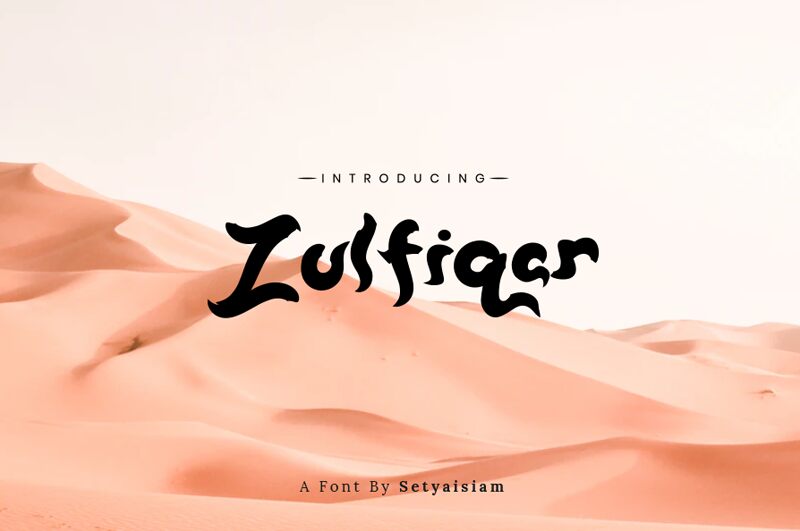 Zulfiqar フォント