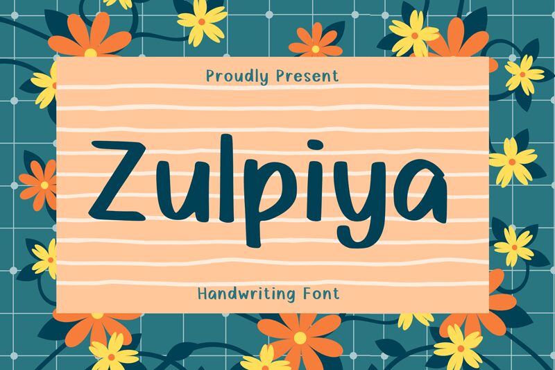 Zulpiya Czcionka