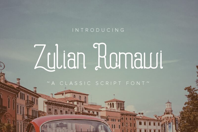 Zulyan Romawi Schriftart
