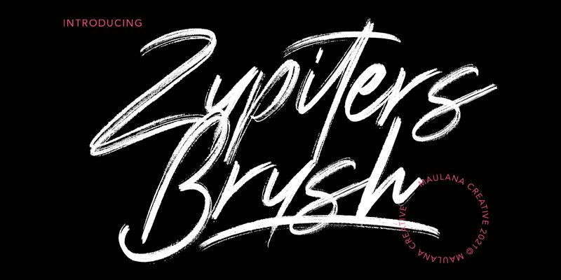 Zupiters Schriftart